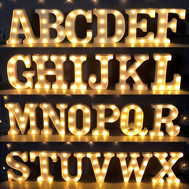 LED Letter Light  Decorative Marquee Wall Art - Detailed view
