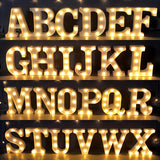 LED Letter Light  Decorative Marquee Wall Art - Detailed view