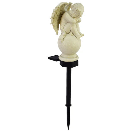 Garden Angel Solar Light  Decorative Resin Cherub Stake - Product detail 9