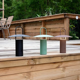 Portable Garden Lamp  Mint Green LED Lantern - Detailed view