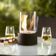 Portable Bio Fireplace  Sleek Glass Cylinder Design - Product detail 4