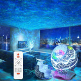 Star Projector Night Light  Bluetooth Speaker with Aurora Effects - Detailed view