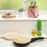 Electric Crepe Maker  Non-Stick 20cm Pancake Pan with Temperature Control - Product example