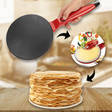 Electric Crepe Maker  Non-Stick 20cm Pancake Pan with Temperature Control - Product detail 5