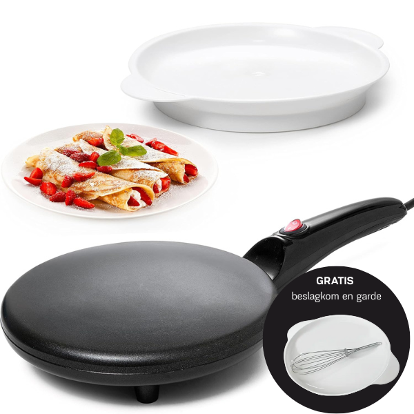 Electric Crepe Maker  Non-Stick 20cm Pancake Pan with Temperature Control - Product detail 10