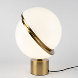 Modern Globe Table Lamp  Brass Crescent Design - Product detail 9
