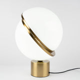 Modern Globe Table Lamp  Brass Crescent Design - Product detail 13