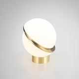 Modern Globe Table Lamp  Brass Crescent Design - Product detail 23