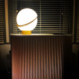 Modern Globe Table Lamp  Brass Crescent Design - Product example