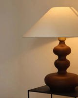 Modern Table Lamp  Black Base White Shade Design - Product detail 23