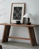 Modern Table Lamp  Black Base White Shade Design - Product detail 11