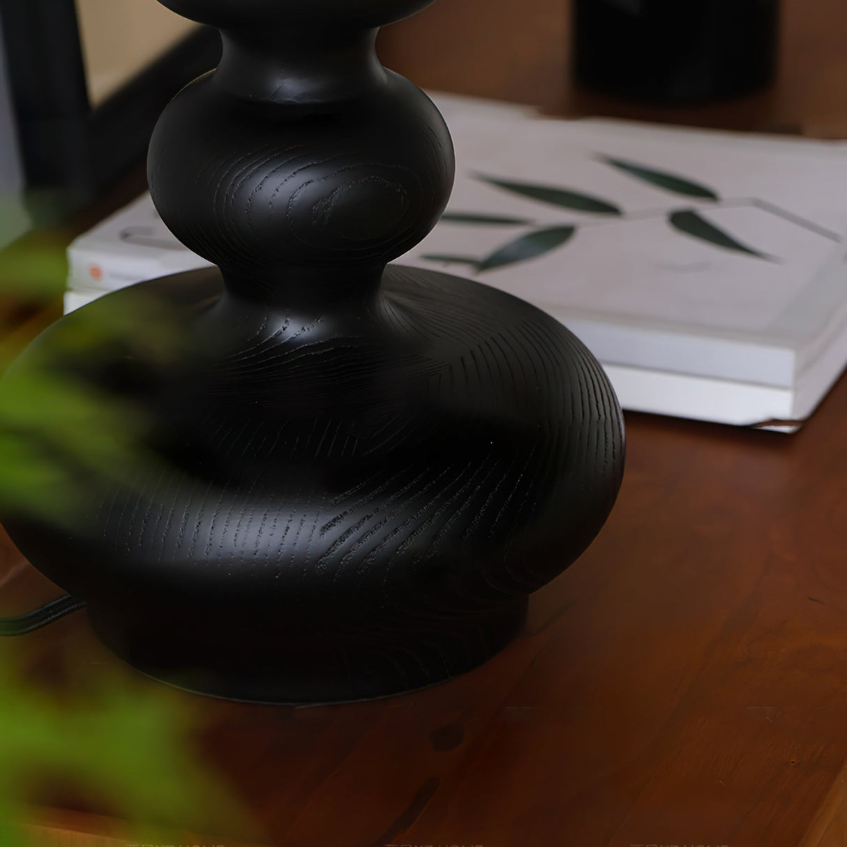 Modern Table Lamp  Black Base White Shade Design - Product detail 22
