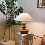Modern Table Lamp  Black Base White Shade Design - Product detail 15