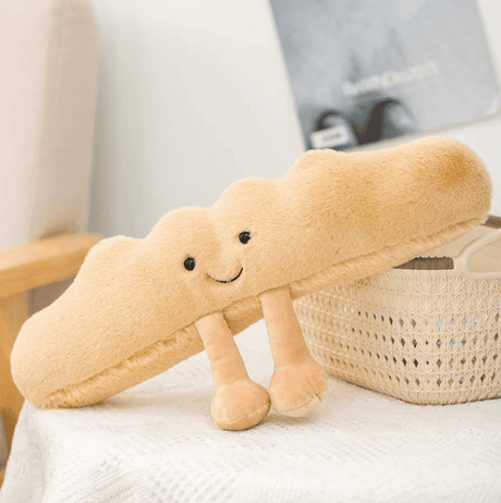Croissant Plush Toy  Soft Food-Themed Cuddle Companion - Product showcase