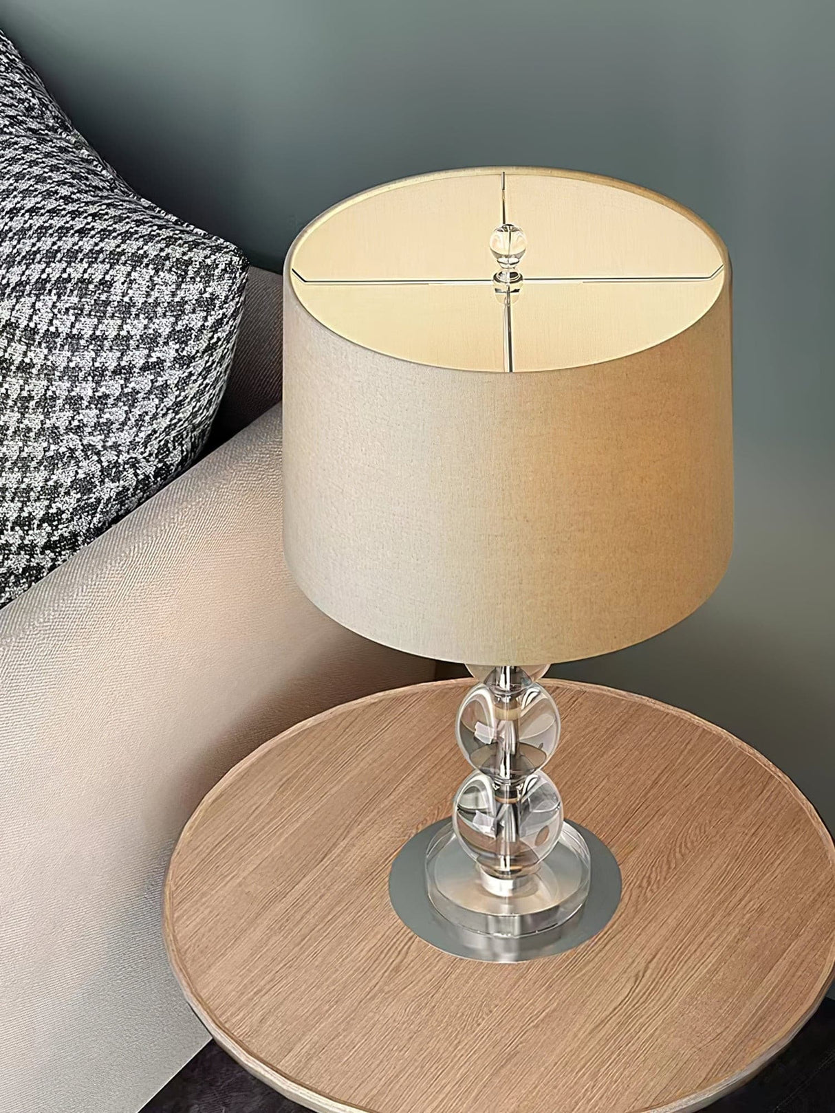 Crystal Table Lamp  Stacked Globe Base Design - Product detail 7