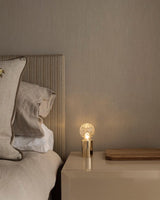 Crystal Table Lamp  Brass Base with Cut Glass Shade - Product detail 5