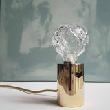 Crystal Table Lamp  Brass Base with Cut Glass Shade - Product detail 20