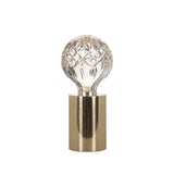 Crystal Table Lamp  Brass Base with Cut Glass Shade - Product detail 23