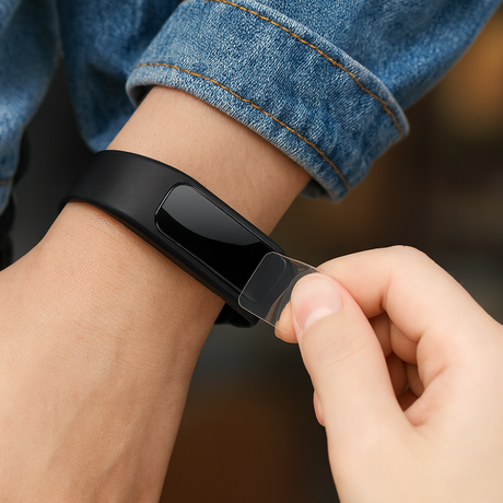 Fitness Tracker Screen Protector  Clear TPU Film for Smartwatch Protection - Detailed view