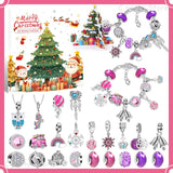 Christmas Advent Charm Bracelet  24-Day Holiday Countdown for Kids - Detailed view