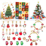 Christmas Advent Charm Bracelet  24-Day Holiday Countdown for Kids - Product example