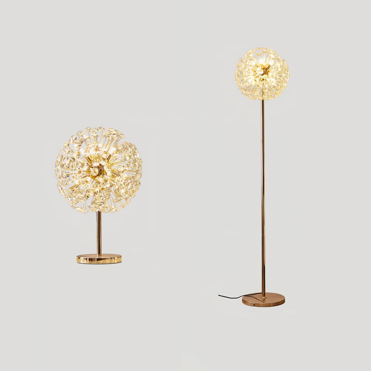 Crystal Table Lamp  Dandelion Sphere Design - Product detail 5