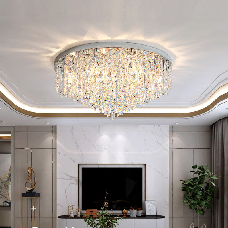 Crystal Ceiling Chandelier  Modern LED Crystal Design - Detailed view