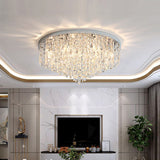 Crystal Ceiling Chandelier  Modern LED Crystal Design - Detailed view