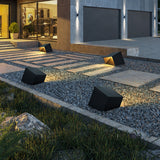 Modern Solar Garden Light  Cube LED Outdoor Sconce - Product detail 5