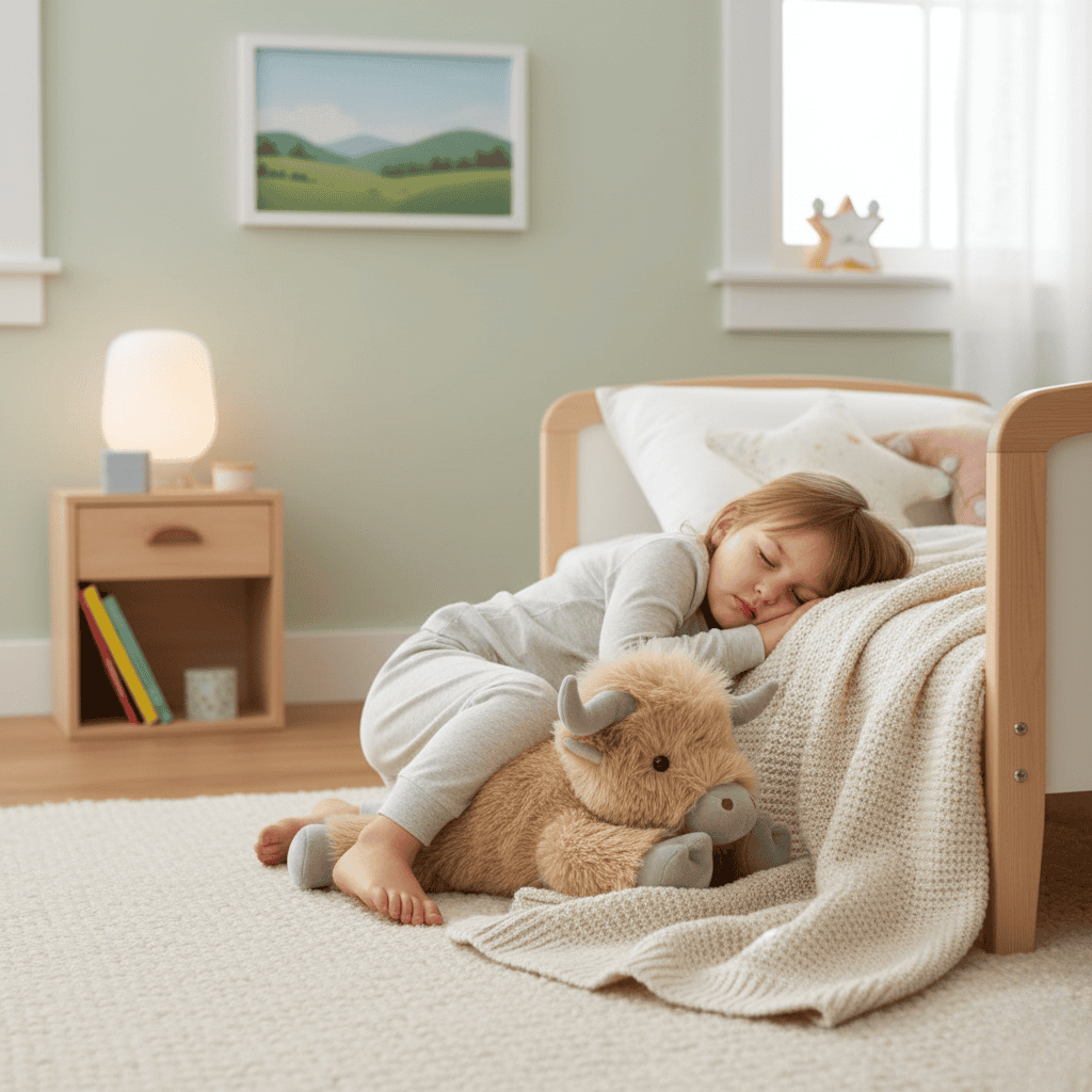 Highland Cow Plush Toy  Soft Brown Fluffy Farm Animal - Product detail 4