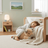 Highland Cow Plush Toy  Soft Brown Fluffy Farm Animal - Product detail 4