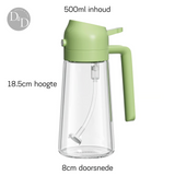 Glass Oil Spray Bottle  500ml 2-in-1 Cooking Dispenser - Product detail 8