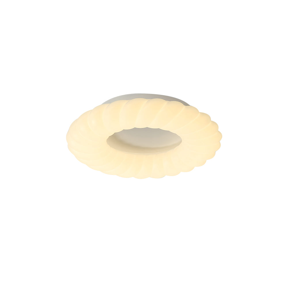 Modern Ceiling Light  White Sculptural Donut Design - Product detail 27
