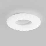 Modern Ceiling Light  White Sculptural Donut Design - Product detail 9