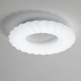 Modern Ceiling Light  White Sculptural Donut Design - Product detail 15