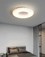 Modern Ceiling Light  White Sculptural Donut Design - Product detail 14