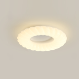 Modern Ceiling Light  White Sculptural Donut Design - Product detail 13