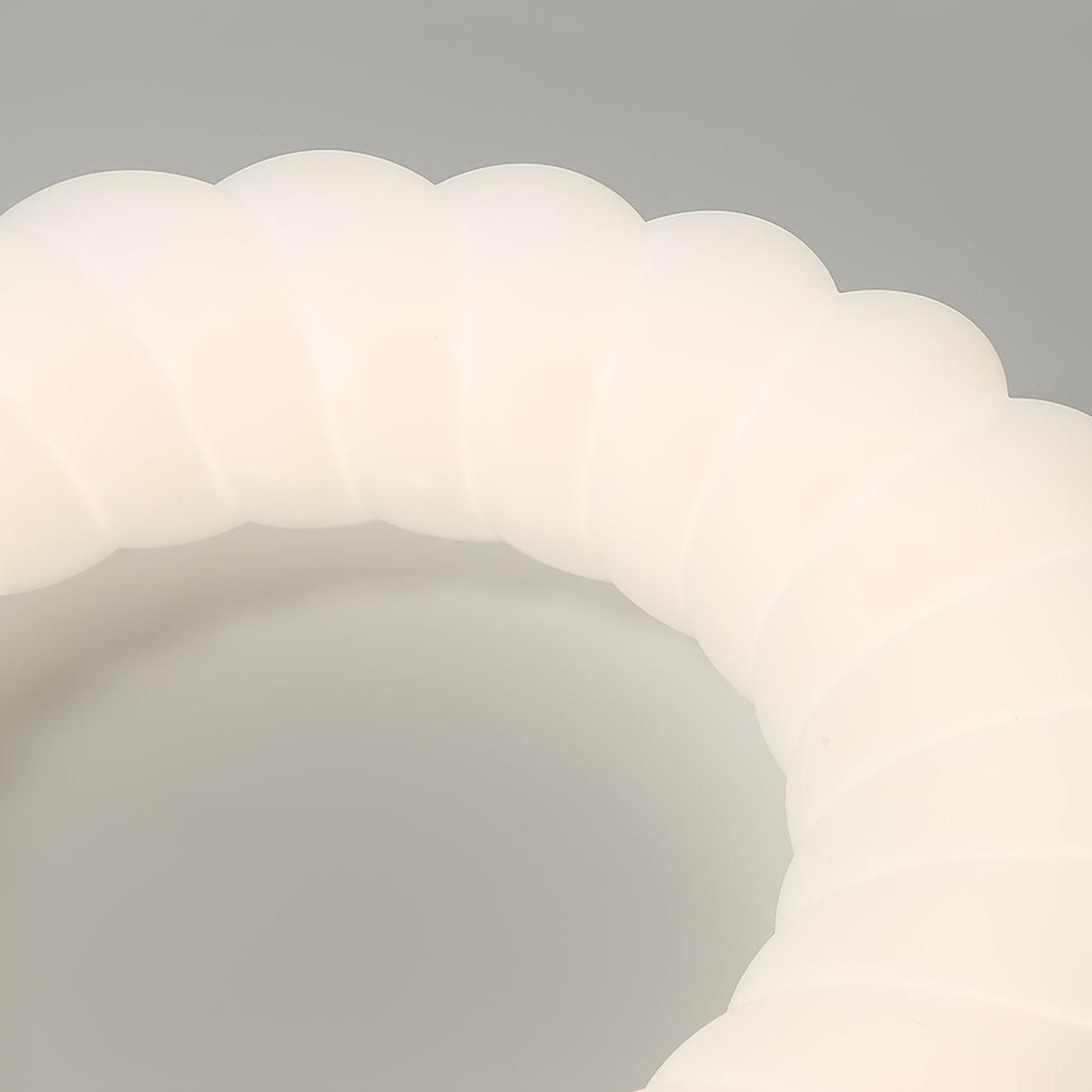 Modern Ceiling Light  White Sculptural Donut Design - Product detail 18