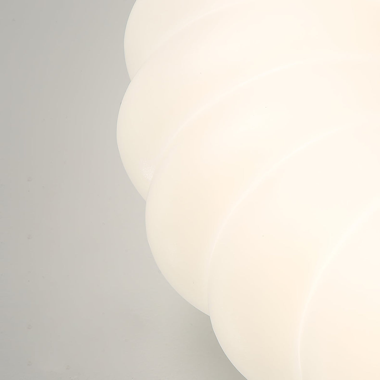 Modern Ceiling Light  White Sculptural Donut Design - Product detail 19