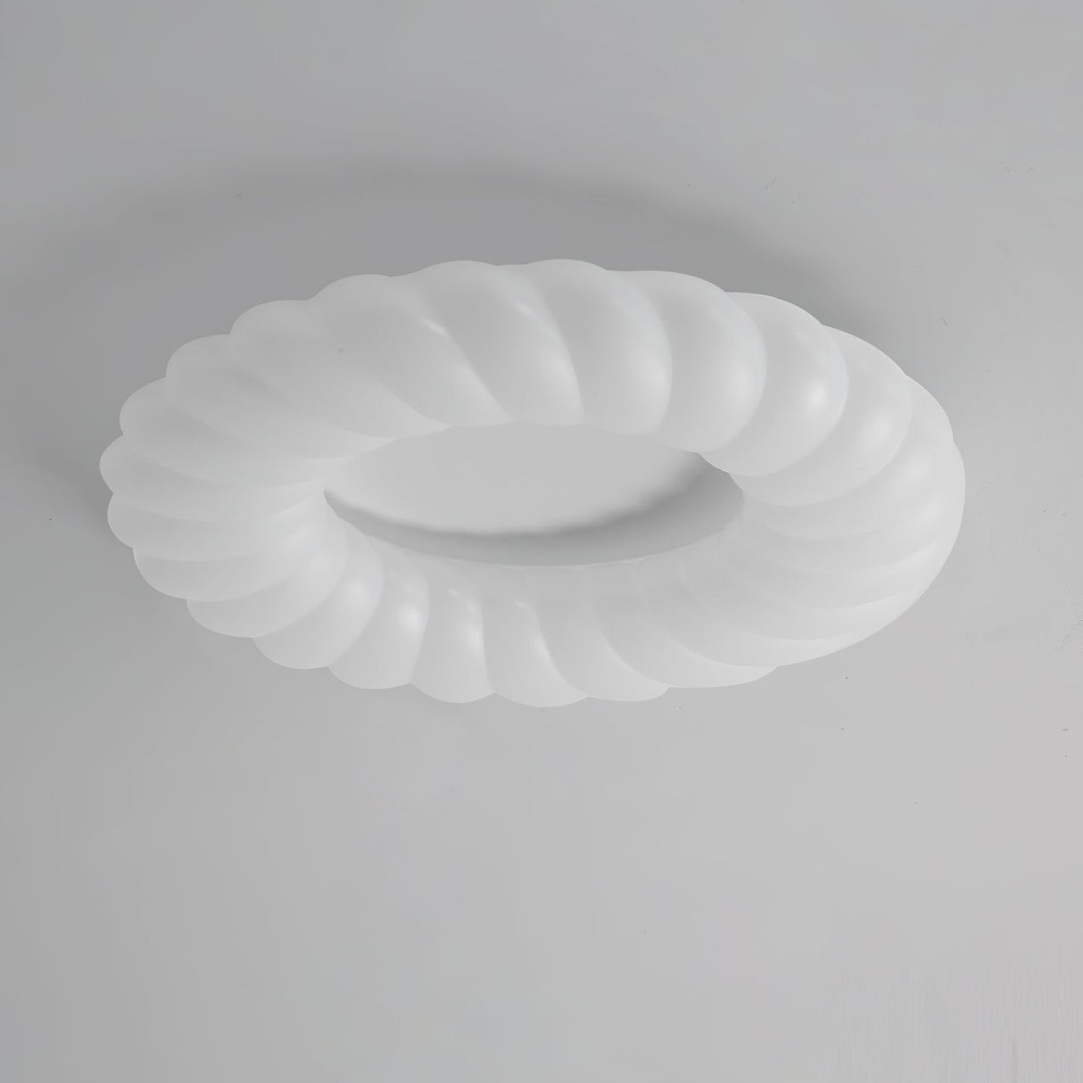 Modern Ceiling Light  White Sculptural Donut Design - Product detail 11