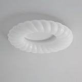 Modern Ceiling Light  White Sculptural Donut Design - Product detail 11