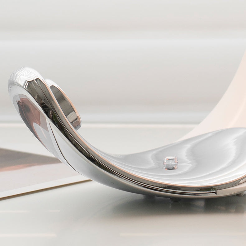 Modern Curl Table Lamp  White Aluminum Design - Product detail 24