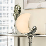 Modern Curl Table Lamp  White Aluminum Design - Product detail 22