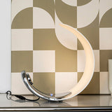 Modern Curl Table Lamp  White Aluminum Design - Product detail 14