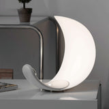 Modern Curl Table Lamp  White Aluminum Design - Product detail 17