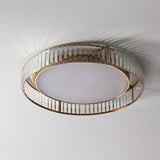 Modern Crystal Ceiling Light  Circular Glass Frame Design - Product detail 13
