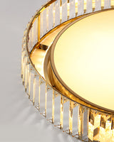 Modern Crystal Ceiling Light  Circular Glass Frame Design - Product detail 4