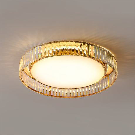 Modern Crystal Ceiling Light  Circular Glass Frame Design - Product detail 14