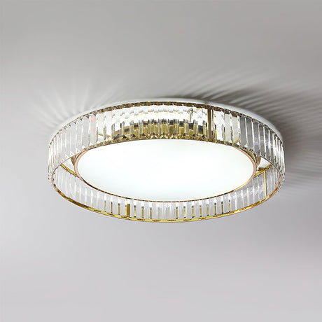 Modern Crystal Ceiling Light  Circular Glass Frame Design - Product detail 17