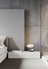 Modern Table Lamp  Curved Metal Design With Dual Light Rings - Product detail 16